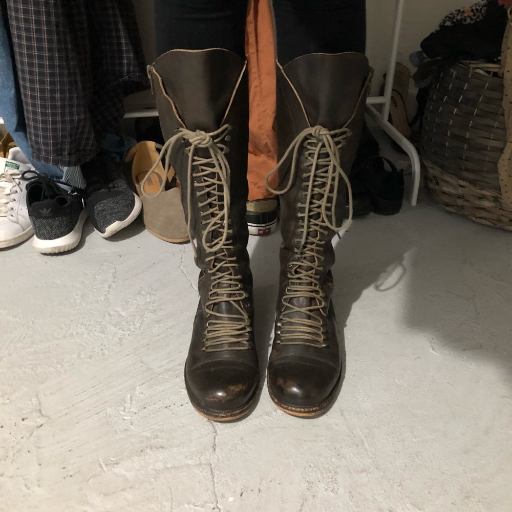 Lace up boots